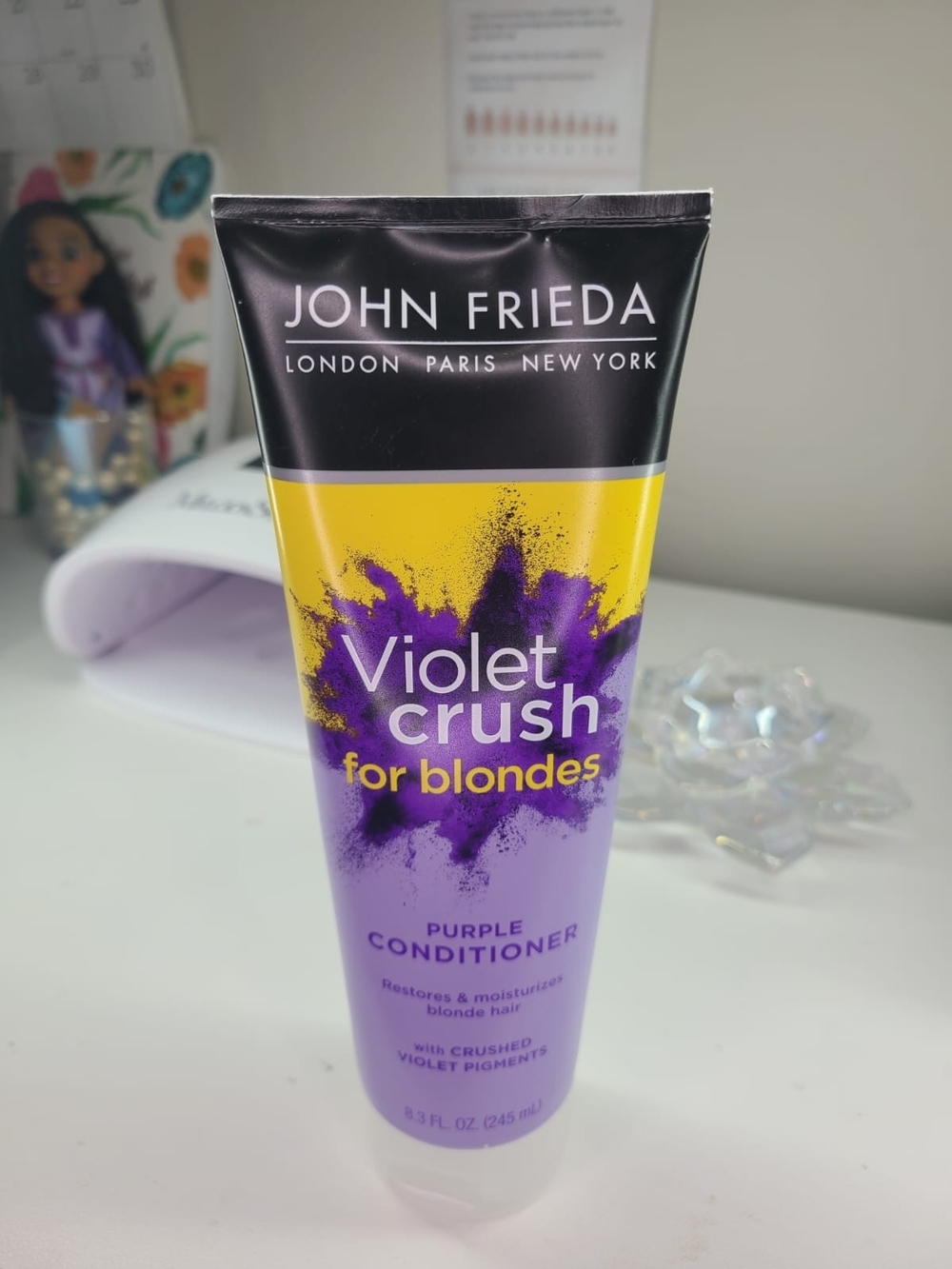John Frieda Violet Crush Purple Conditioner for Blondes - Purple